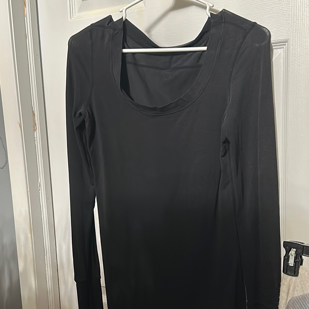 Black Long Sleeve Top